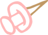 Pink Thumbtack Clip Art